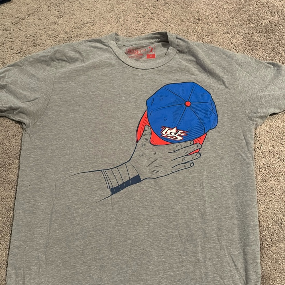 Baseballism USA baseball hat tee